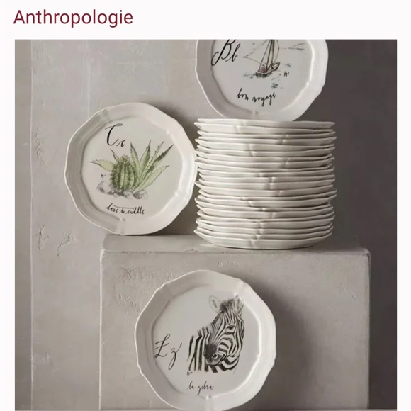 Linea Carta Dog Canape snack Plate - Picture 4 of 6